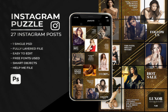 Download Luxor - Instagram Puzzle Feed - Instagram puzzle Collection