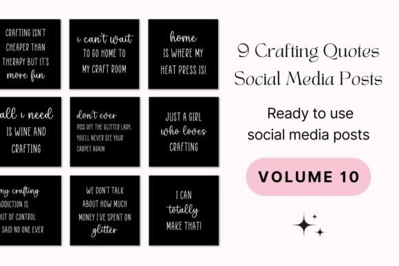 Download 9 Crafting Quotes Social Media Posts - Posts Collection
