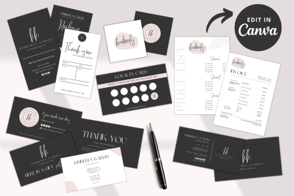 Download Online Business Branding Kit for Canva - Business Collection