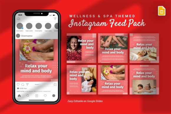Download Instagram Feed - Wellness Google Slides - Premium Resources