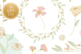 Download Spring Flower Clipart Set in Pastels - Set Collection