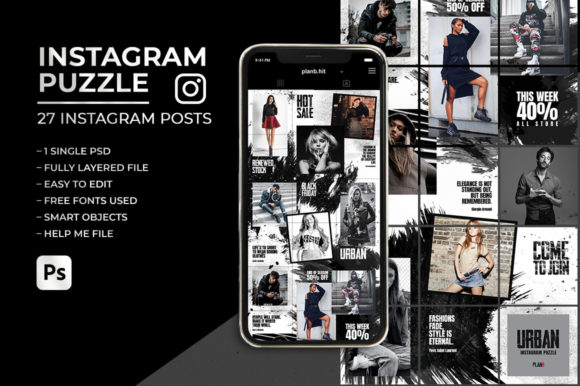 Download Urban - Instagram Puzzle Feed - Instagram puzzle Collection
