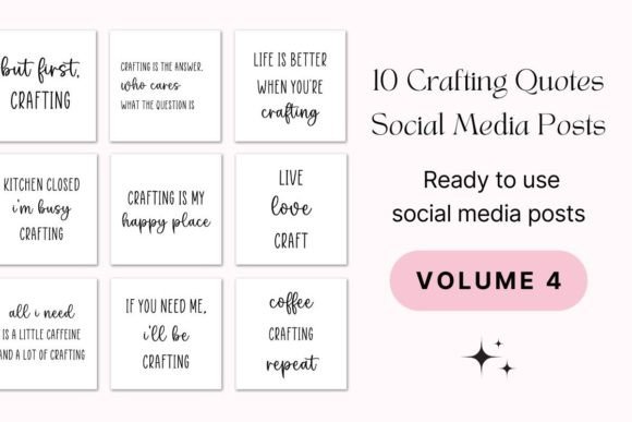 Download 10 Crafting Quotes Social Media Posts - Posts Collection