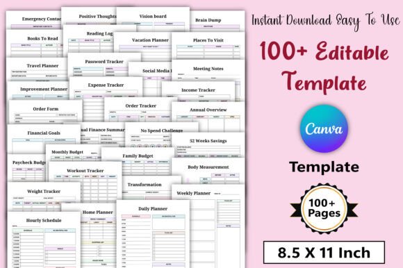 Download 100+ Editable Canva Templates - Editable canva template Collection