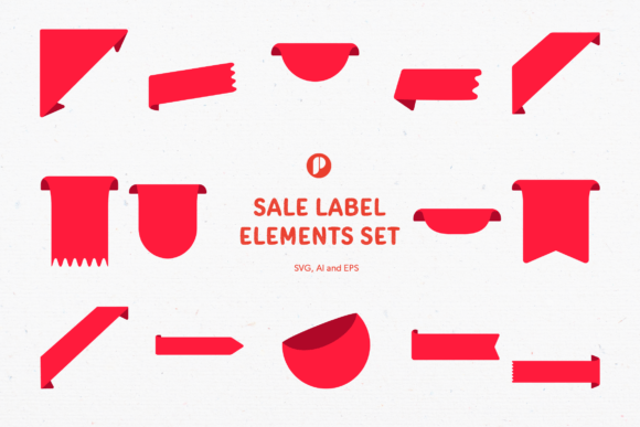 Download Sale Label Elements Set - Set Collection