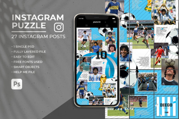Download Diego Instagram Puzzle - Instagram puzzle Collection