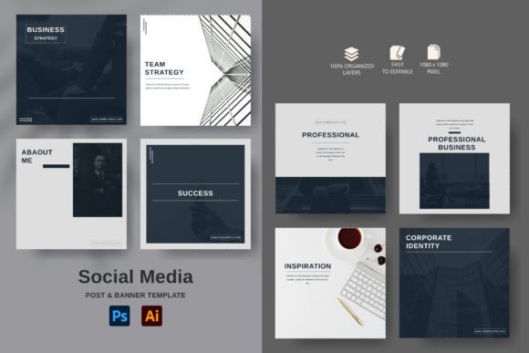 Download Minimalist Business Social Media - Business Collection