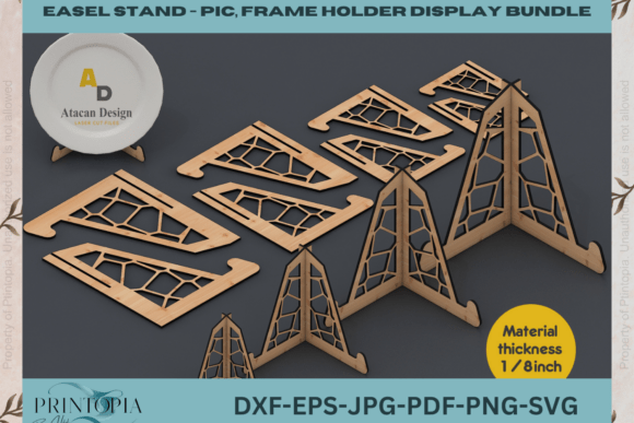 Download Easel Template Set Laser Ready 137 - Set Collection