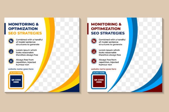 Download Monitoring &amp; Optimazation Square Banner - Square Collection