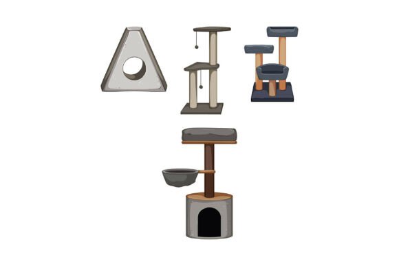 Download Cat Tree Scratching Posts and Resting Ho - Premium Bundle