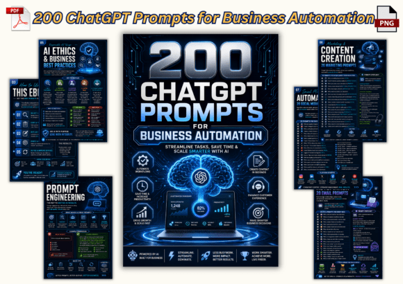 Download 200 ChatGPT Prompts for Business Automat - Business Collection