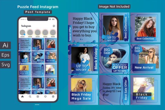 Download Instagram Puzzle Template - Instagram puzzle Collection